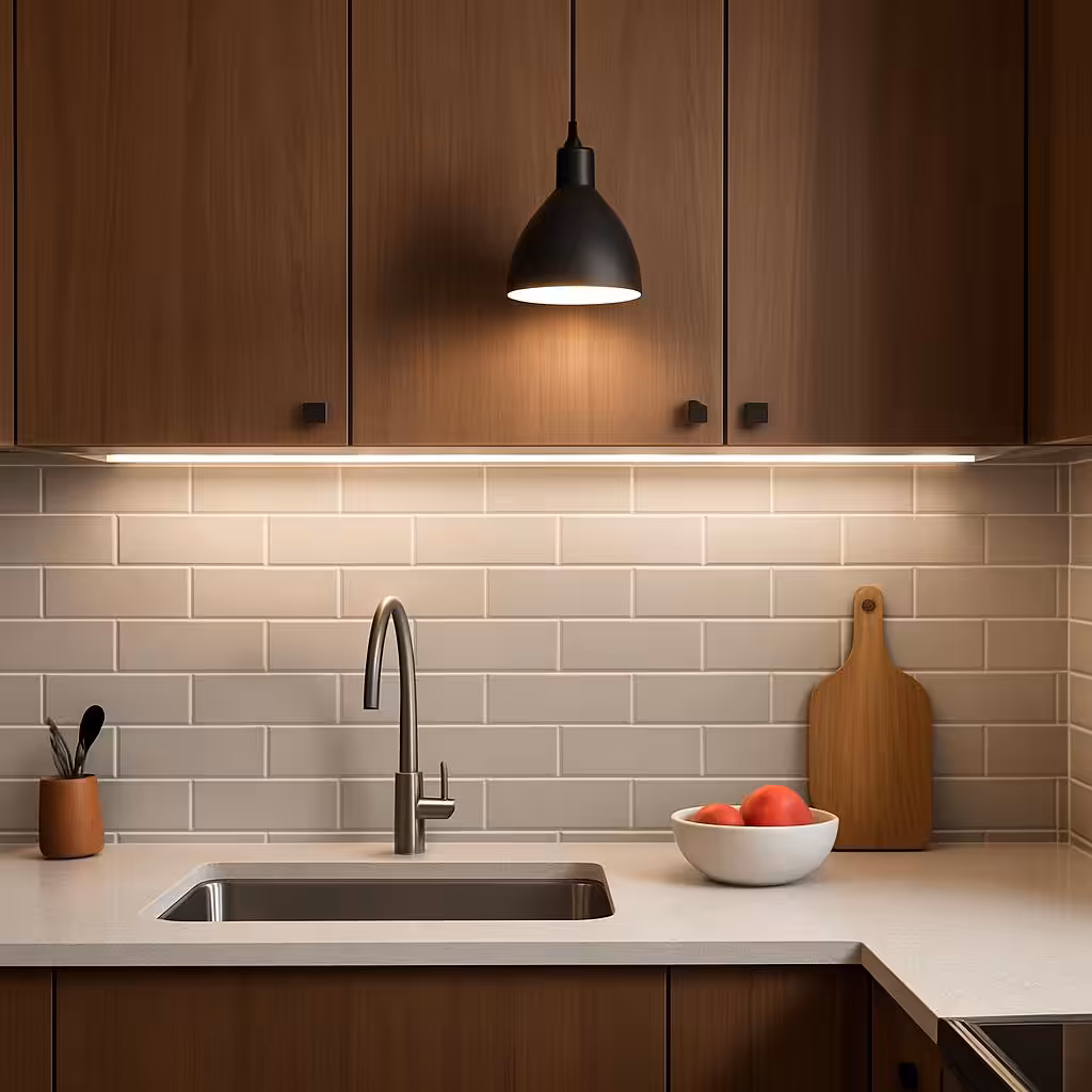 Compact Kitchen Backsplash Requirement Audit Ideas - task pendant or undercabinet lighting