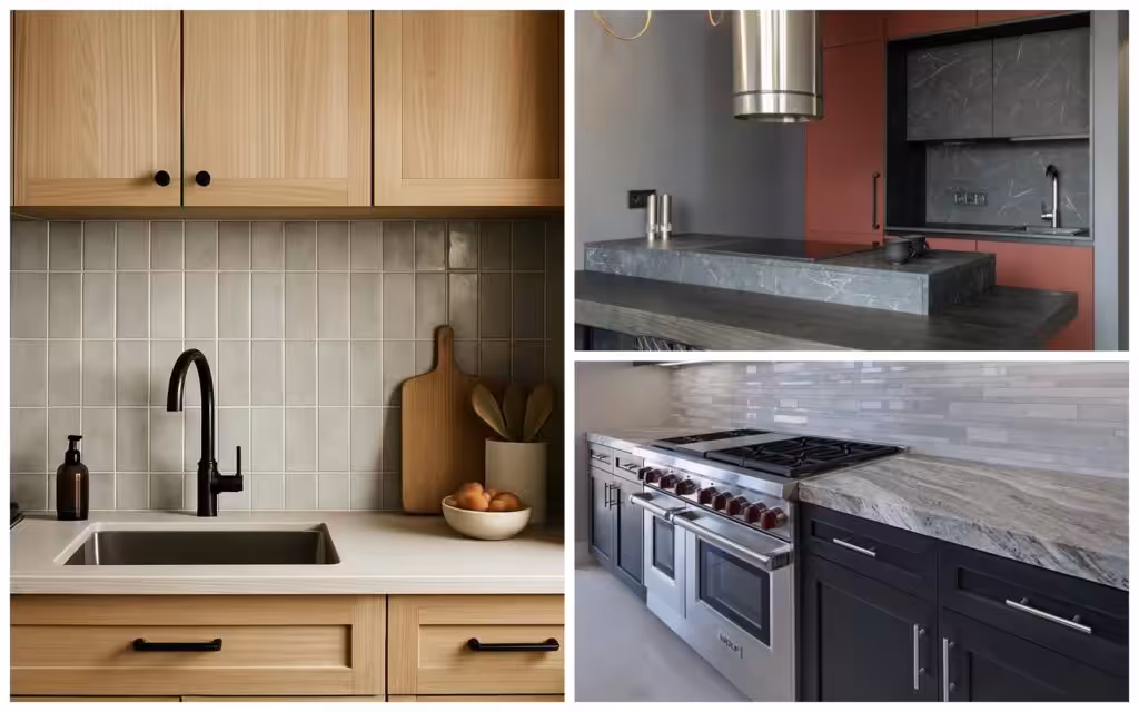 Small Kitchen Backsplash Design Ideas featured design inspiration collage
