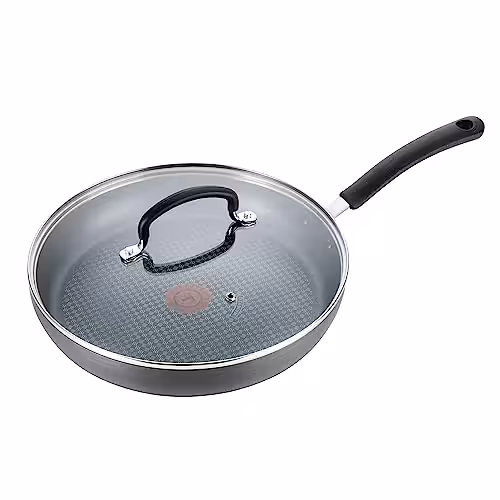 T-fal Ultimate Hard Anodized Nonstick Fry Pan With Lid 12 Inch