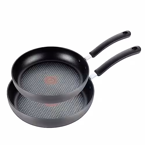 T-fal Ultimate Hard Anodized Nonstick Fry Pan Set 10 and 12 Inch