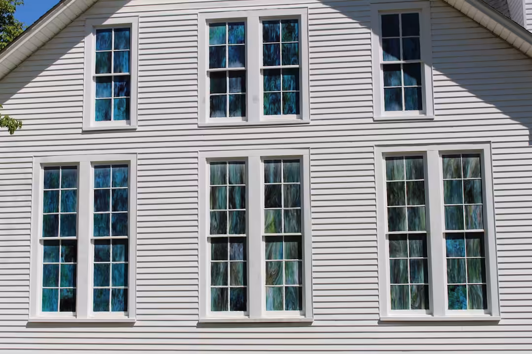 white and brown wooden house