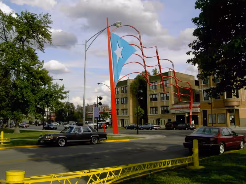 Humboldt Park (Puerto Rican) Entrance on Division Street