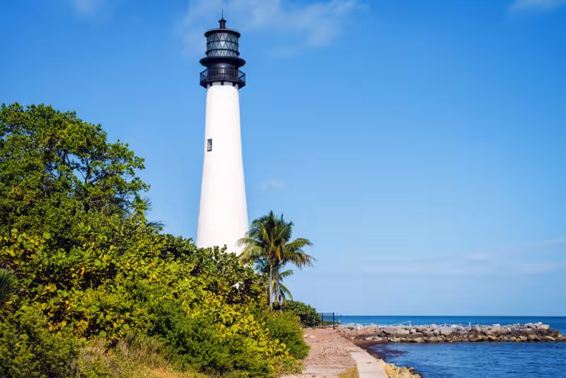 Cape Florida Lighthouse at Bill Baggs Cape Florida State Park