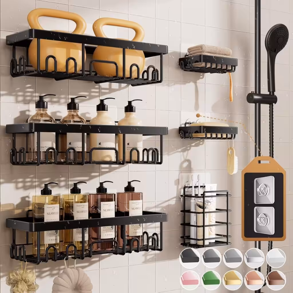 Veken Shower Caddy 6-Pack