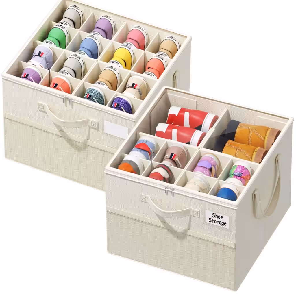 NestOrganix 2 Pack Shoe Organizer