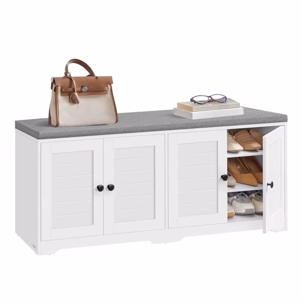 VASAGLE Shoe Storage Bench