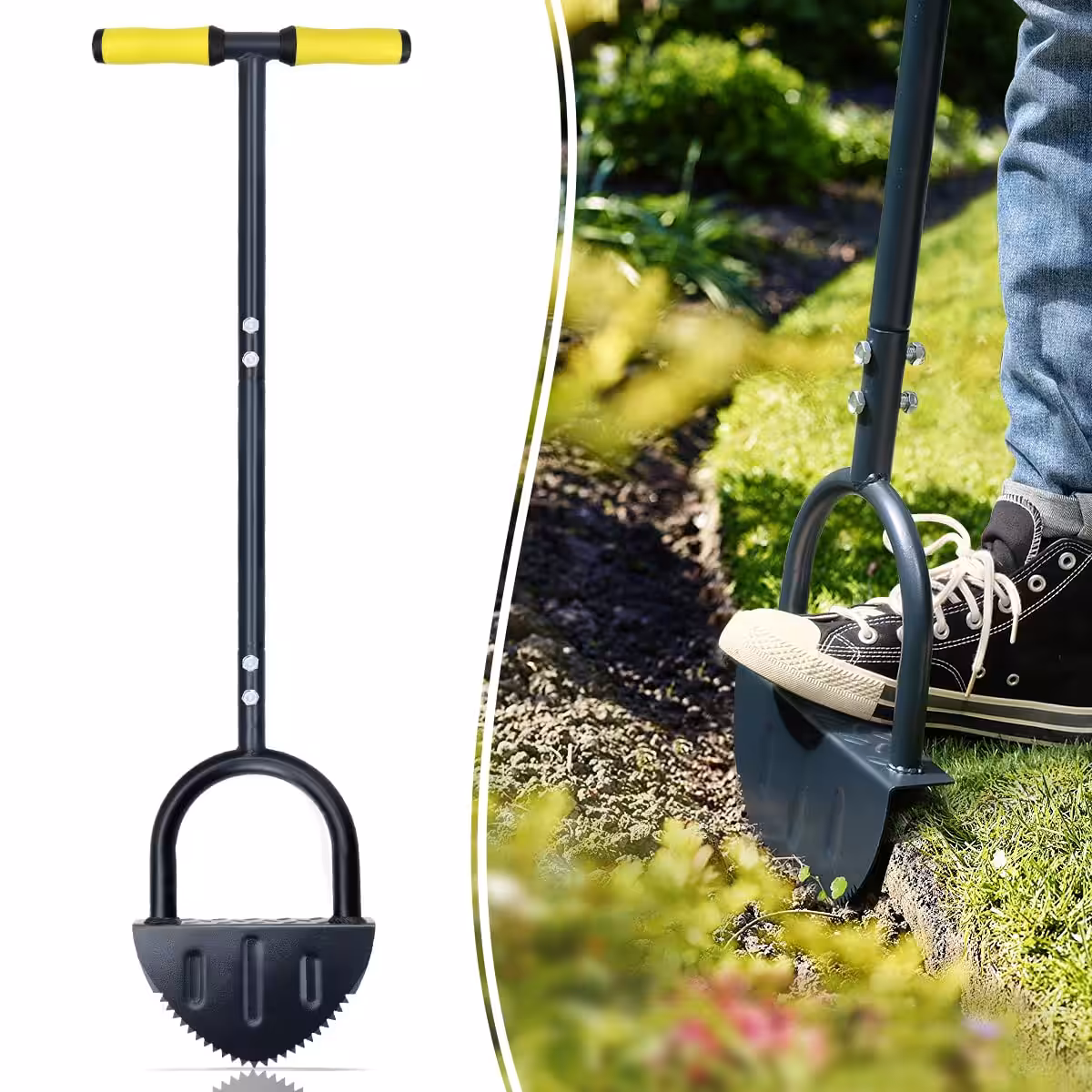 Colwelt Saw-Tooth Edger Lawn Tool