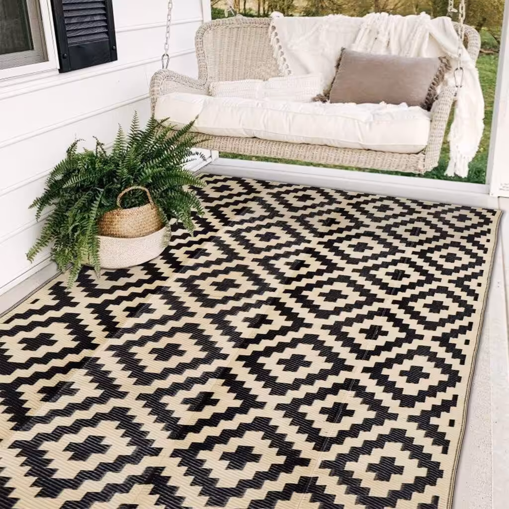 SAND MINE Waterproof Outdoor Rug 5x8 ft