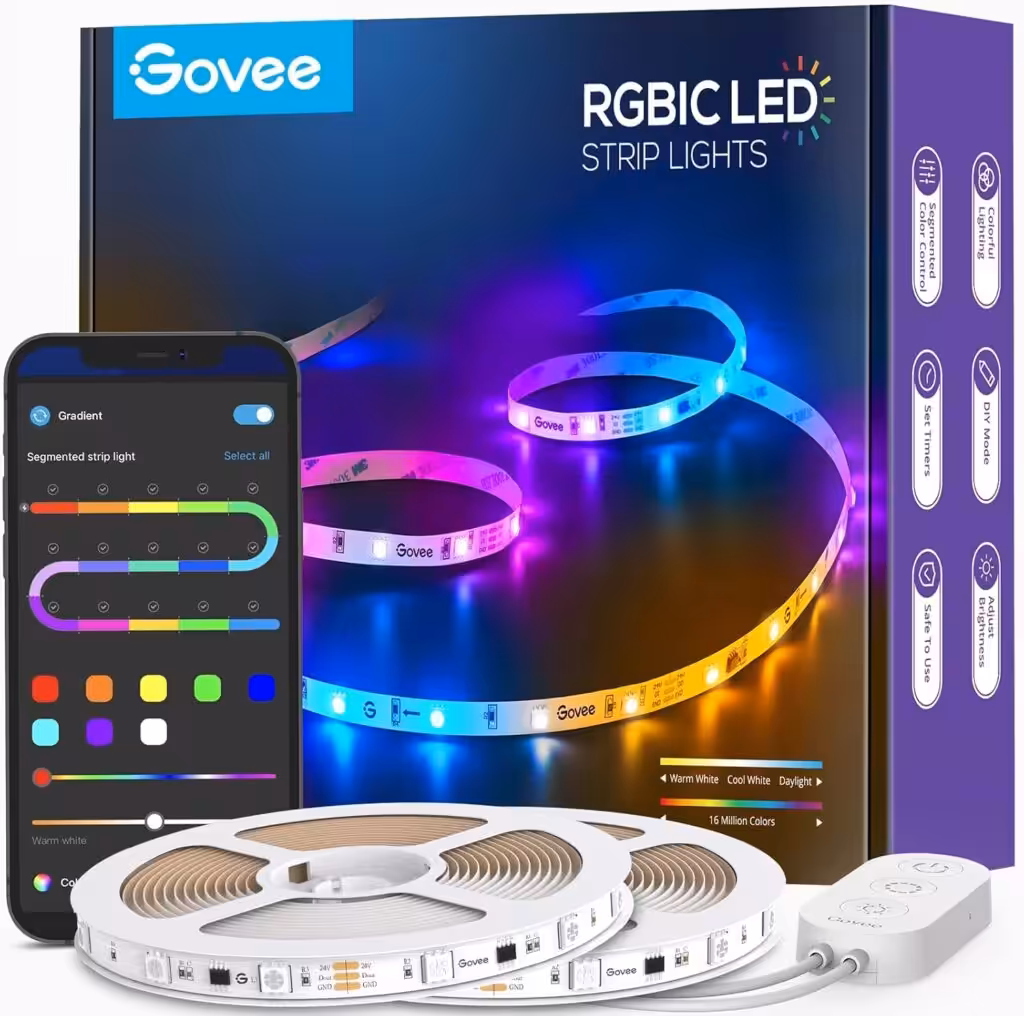 Govee 65.6ft RGBIC LED Strip Lights