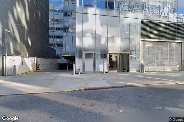 Street view image highlighting a notable filming location for Severance