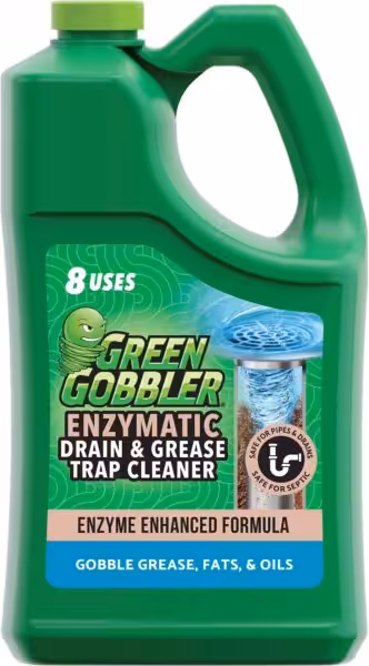 Green Gobbler ENZYME Drain Cleaner 128 Fl. Oz.