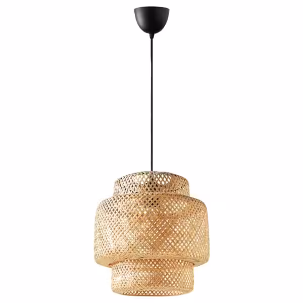 IKEA Sinnerlig Pendant Lamp Bamboo