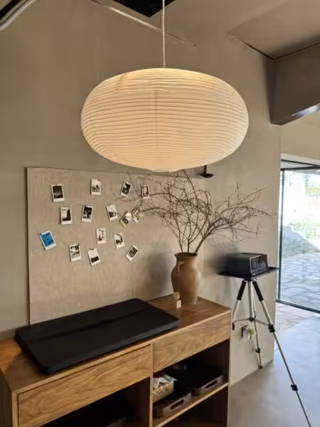 Large White Oblate Pendant Lamp Shade