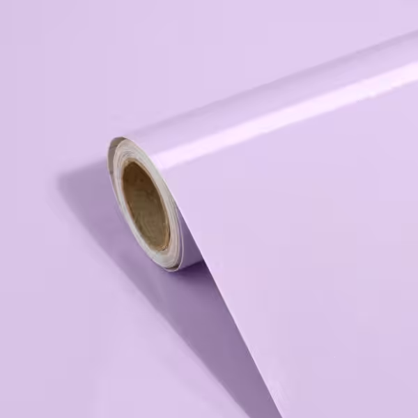 Light Purple Contact Paper 15.7x118 inch Lavender Purple Peel and Stick Wallpaper