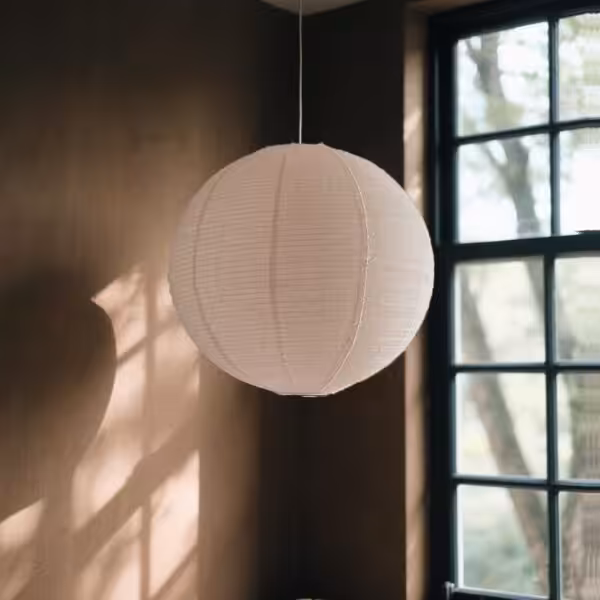 Linen Pendant Light shade 20INCH Round Can replace paper lantern