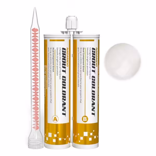 NADAMOO Epoxy Grout Bright Porcelain White