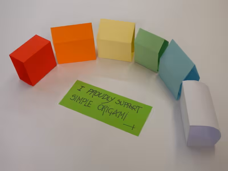 Origami houses