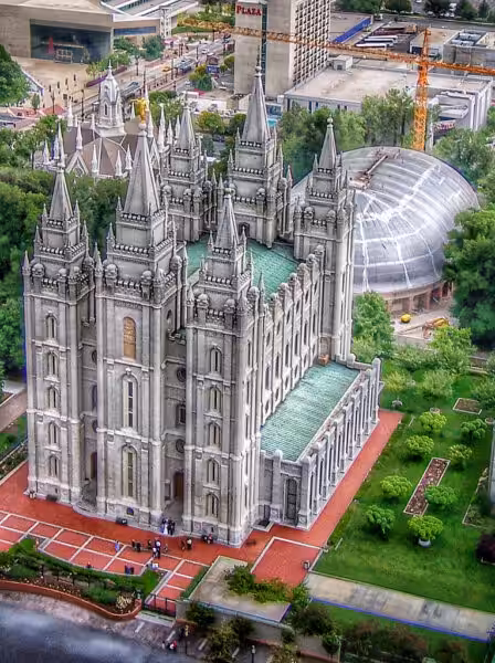 Salt Lake City ~ Utah ~ Salt Lake City Temple ~ Temple Square ~ Historic