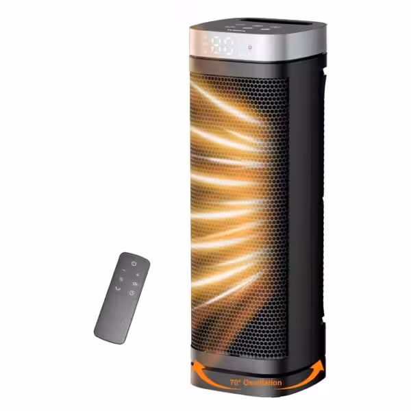 WINHL 17 Inches Electric Heater with Thermostat