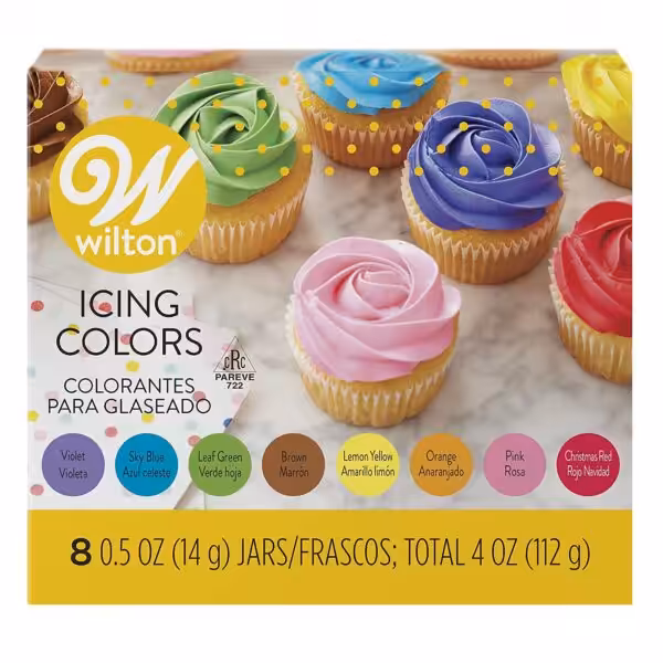 Wilton Edible Gel Food Coloring Variety Set
