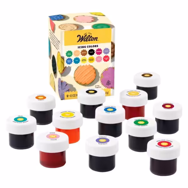 Wilton Edible Gel Food Coloring Variety Set