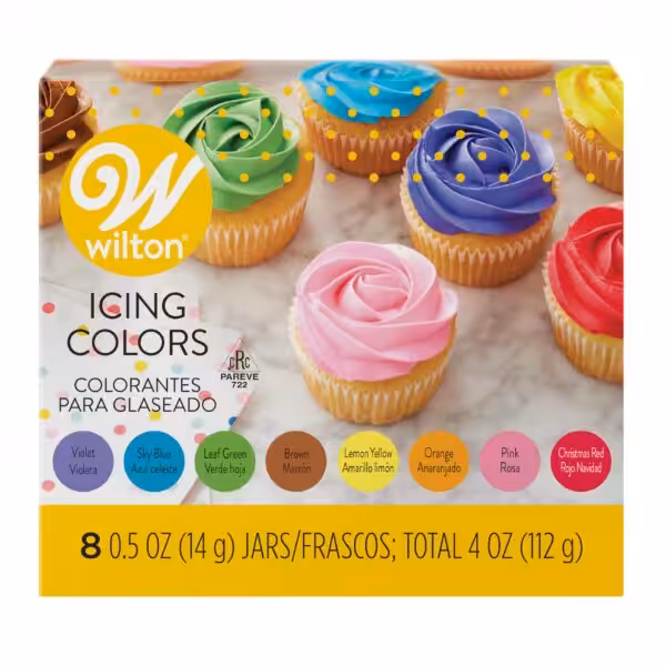 Wilton Icing Colors 12-Count Gel-Based Set