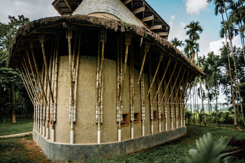 low cost bamboo house design