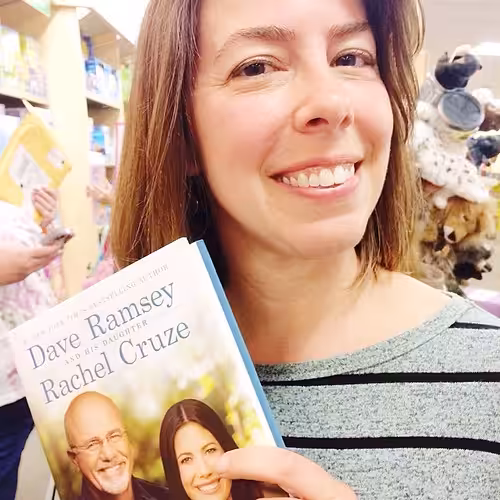 Just getting a book signed from Elena