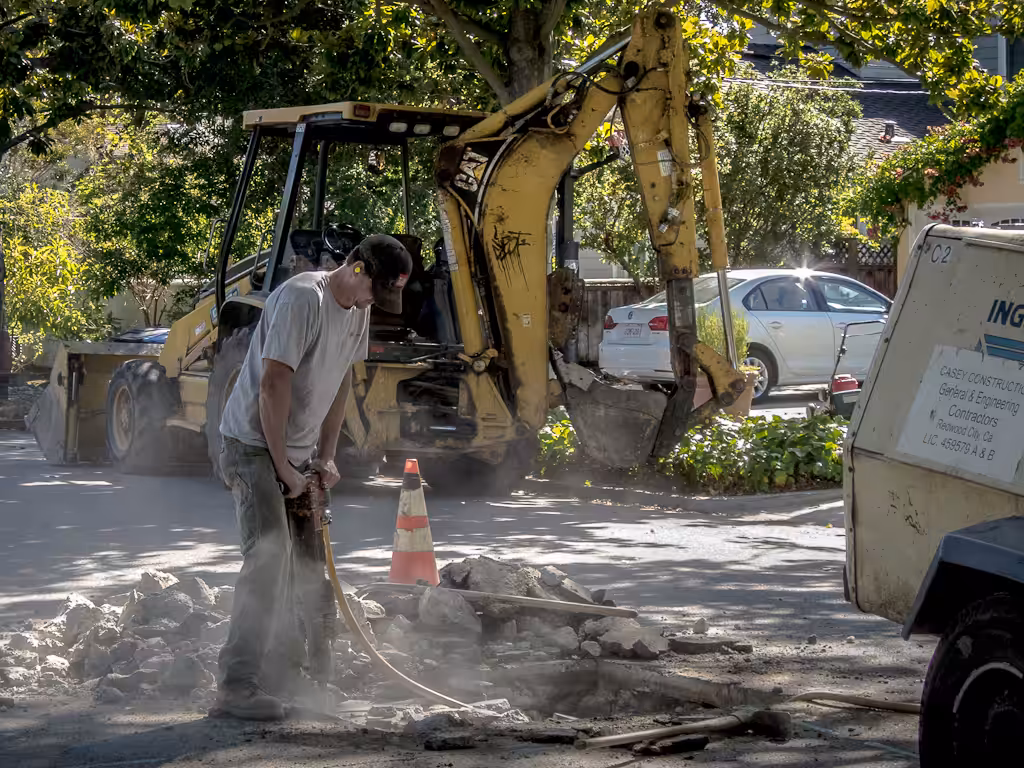 Cleaning out the drain line the hard way