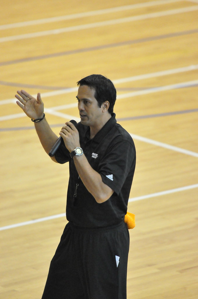 Miami Heat Head Coach Erik Spoelstra Visit Singapore (Basketball Coaches Clinic - Day 2) 31 July 2012