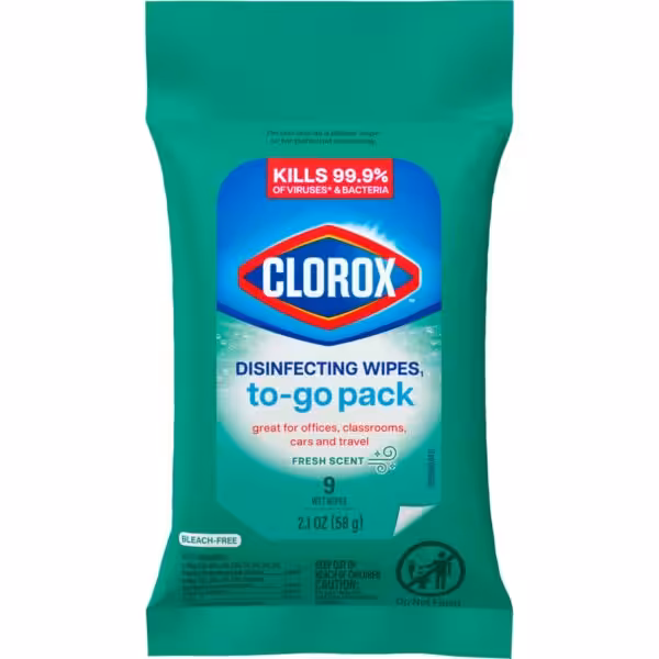 Clorox On-The-Go Disinfecting Wipes
