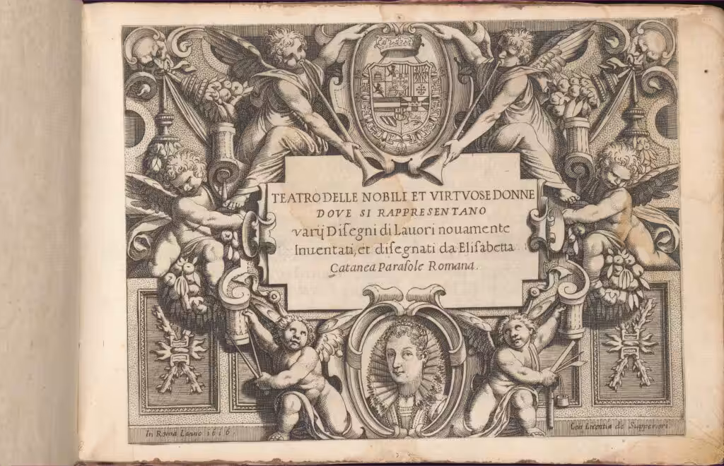 Teatro delle Nobili et Virtuose Donne..., title page (recto)
