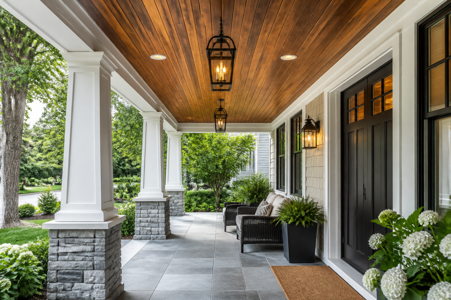Porch Ceiling Ideas to Enhance Your Home's Curb Appeal