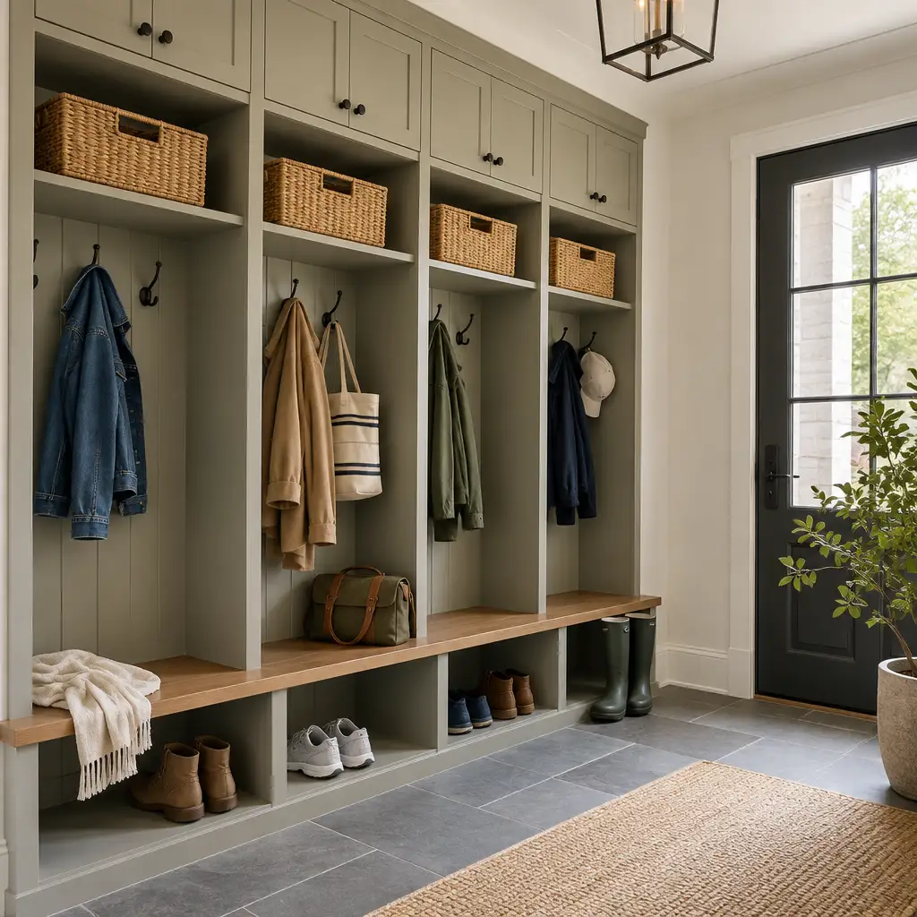 Mudroom Lockers Designed for Accessibility