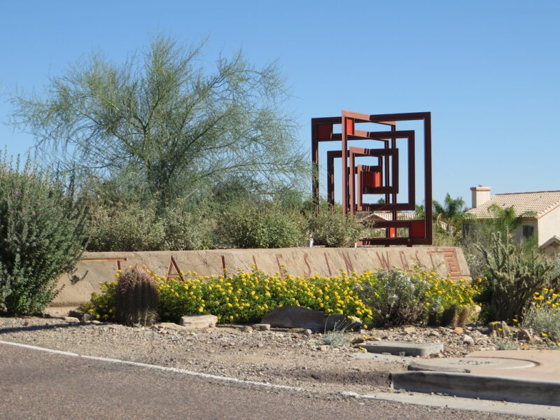 View of Taliesin West in Scottsdale, Arizona