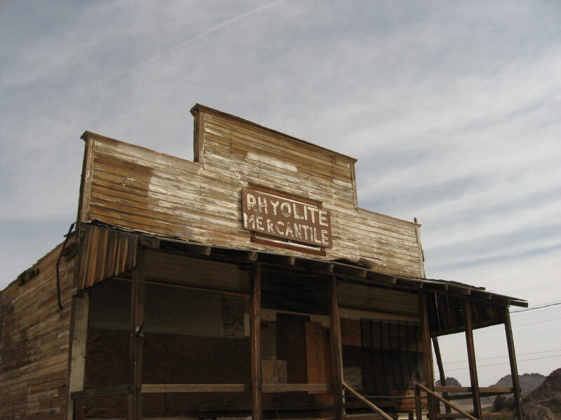 Rhyolite Mercantile, Ghost Town of Rhyolite, Nevada image