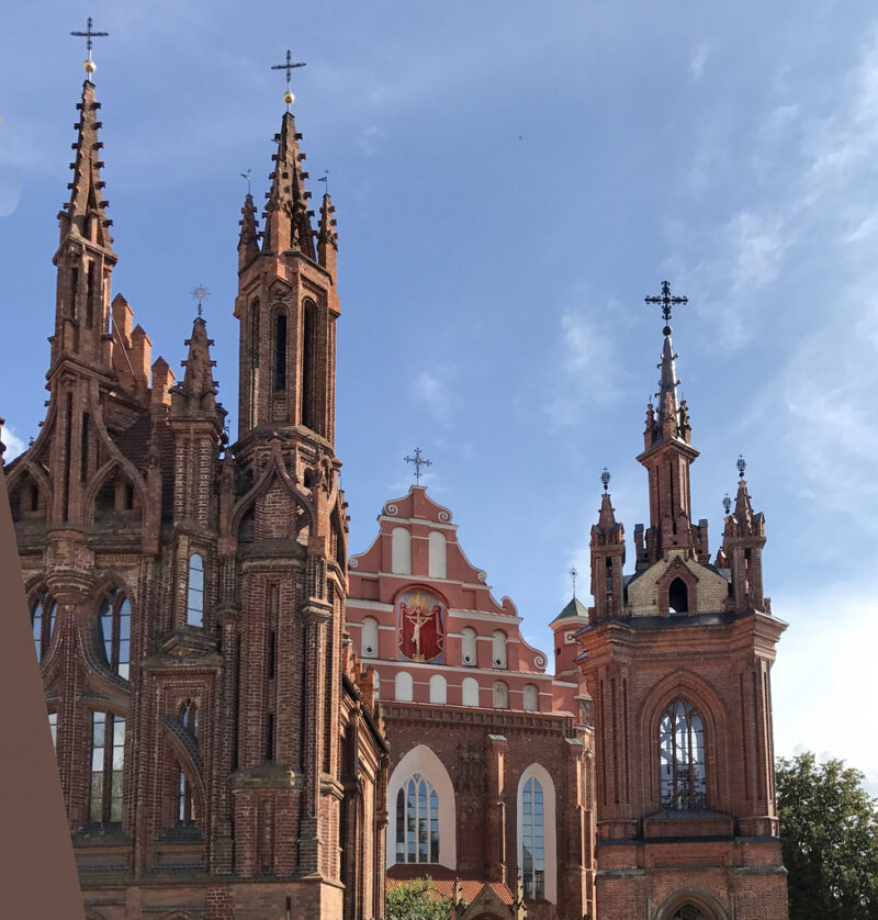 Lithuanian Gothic church exterior