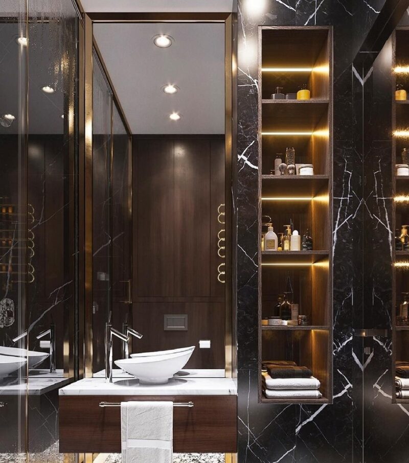 Small luxury bathroom design ideas