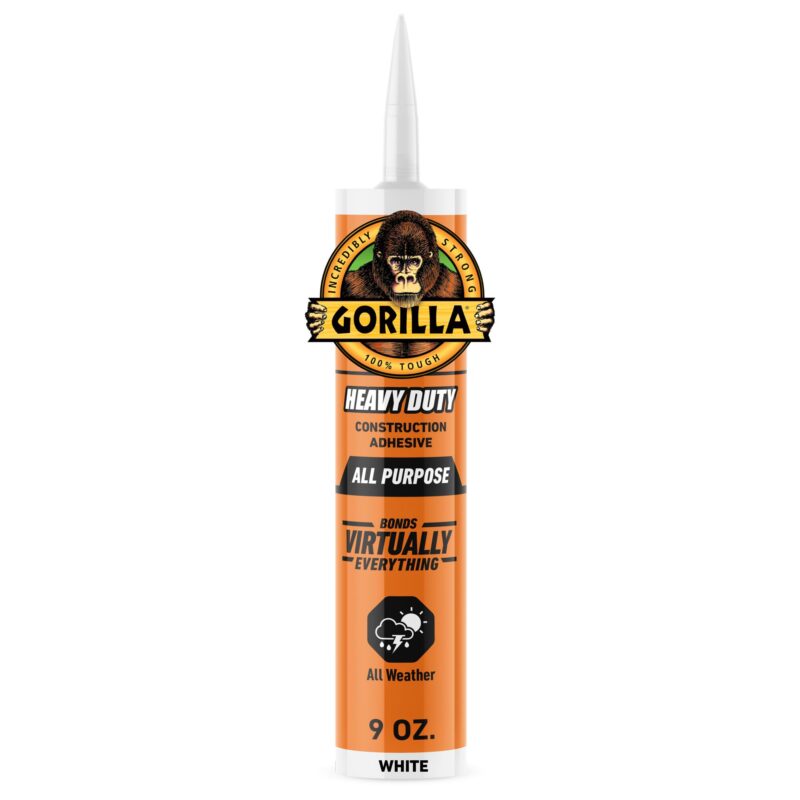 Gorilla Heavy Duty Construction Adhesive 9 oz White