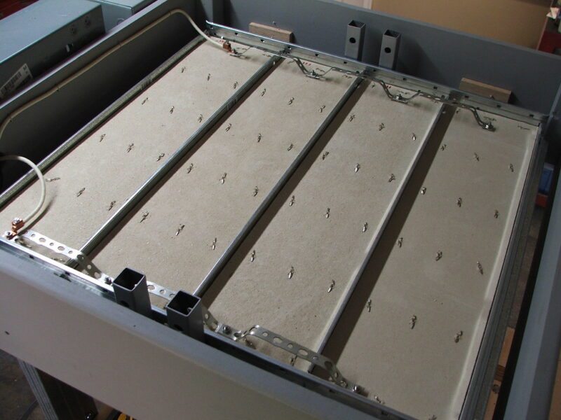 Heating elements installed in an appliance