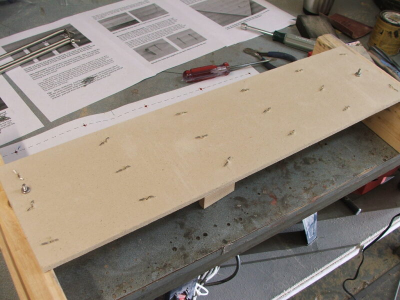 Back view of a heating element