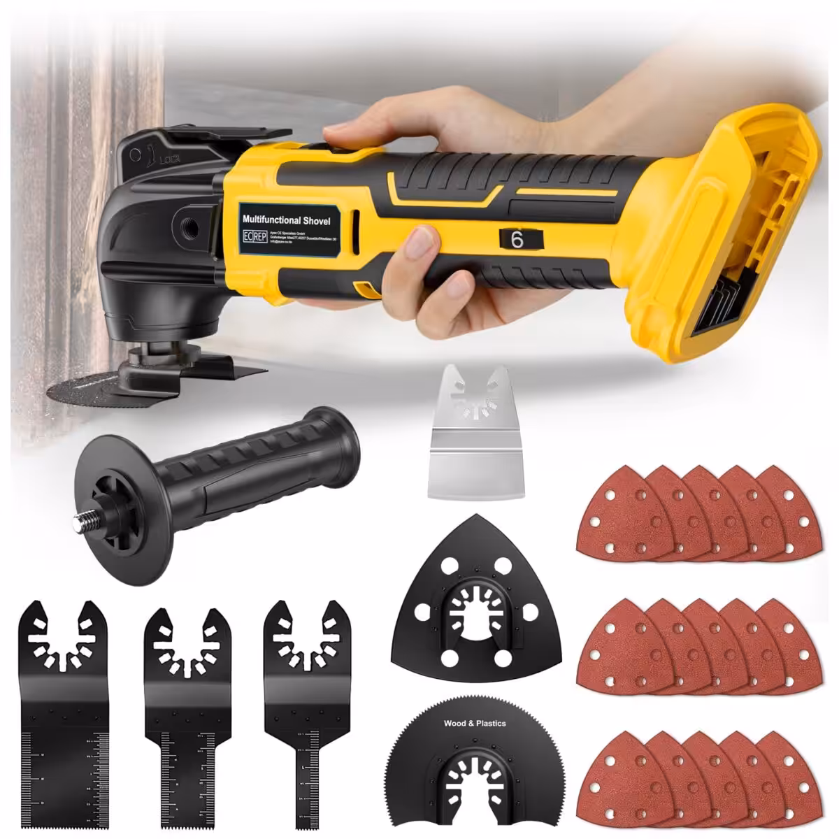 Cordless Oscillating Tool for Dewalt 20V Battery