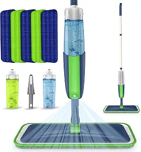 Hardwood Floor Mop 2 Refillable Bottles: Spray Wet ...