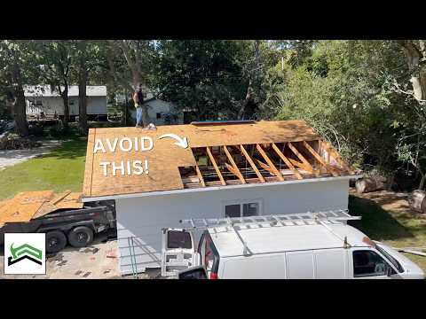 An informative video thumbnail offering tips on roof replacement costs and saving money.