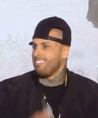 Nicky Jam at a conference in 2017