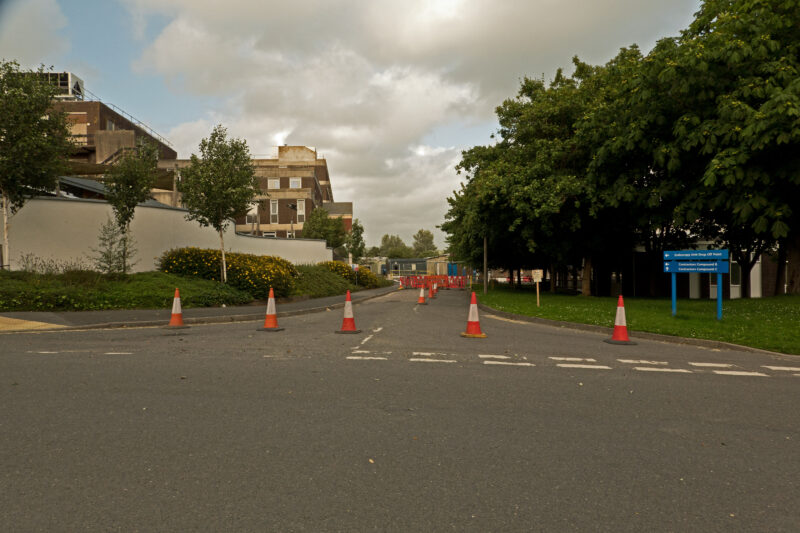 One of several construction projects at North Devon District Hospital