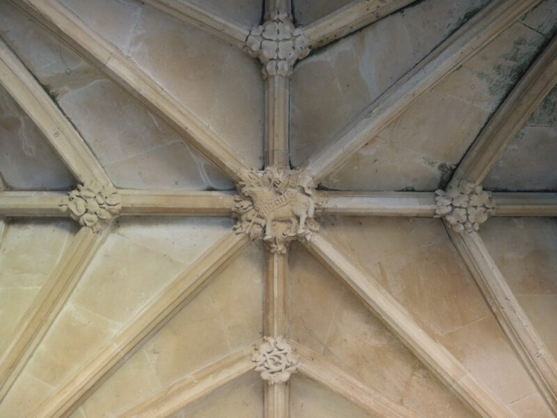 Porch ceiling of St John - geograph.org.uk - 8343353