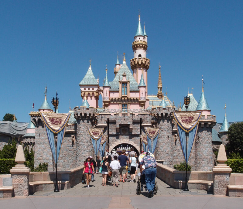 Sleeping Beauty Castle Disneyland Anaheim 2013.