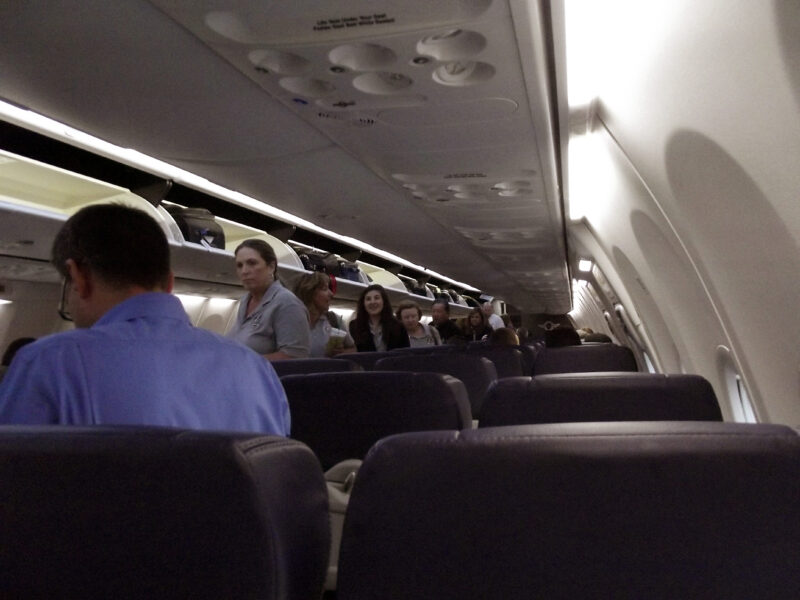 Southwest 737-800 interior