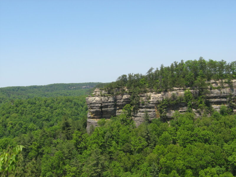 View of Chimney Top Rock